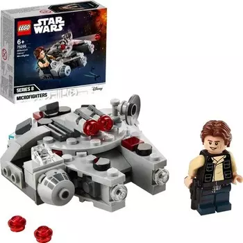 Конструктор пластиковый Lego Star Wars Микрофайтеры Сокол тысячелетия, 101 деталь