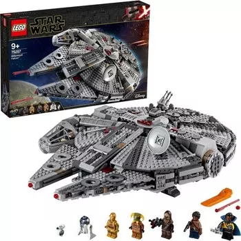 Конструктор пластиковый Lego Star Wars Скайуокер сокол тысячелетия, 1351 деталь