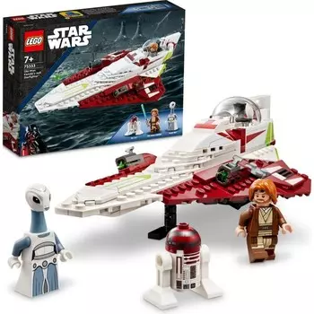 Конструктор пластиковый Lego Star Wars Звездный Истребитель Оби Вана Кеноби, 282 детали