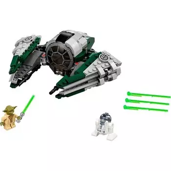 Конструктор пластиковый Lego Star Wars Звездный истребитель джедая Йоды