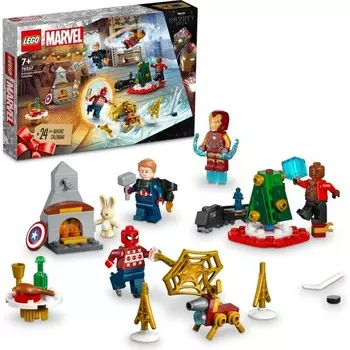 Конструктор пластиковый Lego Super Heroes Адвент календарь, 243 детали