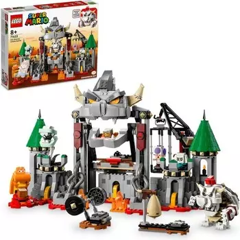 Конструктор пластиковый Lego Super Mario Dry Bowser Castle Battle, 1321 деталь
