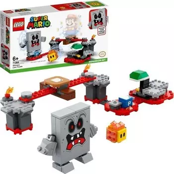 Конструктор пластиковый Lego Super Mario Неприятности в крепости Вомпа, 87 деталей