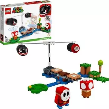 Конструктор пластиковый Lego Super Mario Огневой налёт Билла-банзай, 77 деталей
