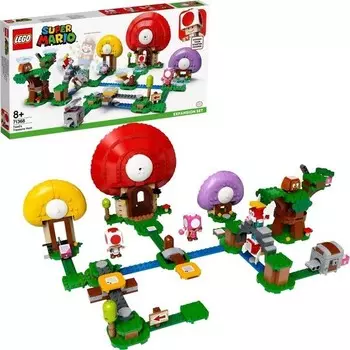 Конструктор пластиковый Lego Super Mario Погоня за сокровищами Тоада, 1010 деталей