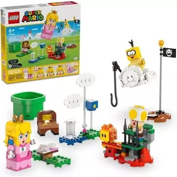 Конструктор пластиковый Lego Super Mario Приключения с персиком, 208 деталей