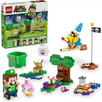 Конструктор пластиковый Lego Super Mario Приключения с луиджи, 210 деталей