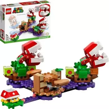 Конструктор пластиковый Lego Super Mario Загадочное испытание растения-пираньи, 267 деталей