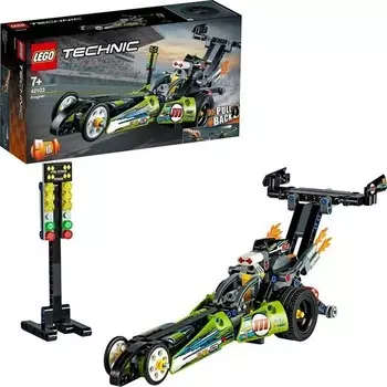 Конструктор пластиковый Lego Technic Драгстер, 225 деталей