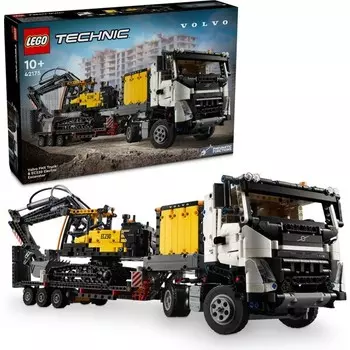 Конструктор пластиковый Lego Technic Volvo fmx Грузовик и электрический экскаватор, 2274 детали