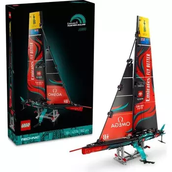 Конструктор пластиковый Lego Technic Яхта AC75 команды Эмирейтс Новой Зеландии, 962 детали