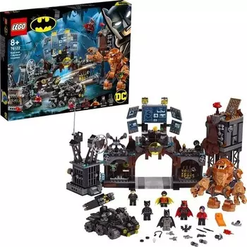 Конструктор пластиковый Lego Вторжение Глиноликого в бэт-пещеру, 1011 деталей