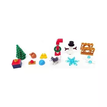 Конструктор пластиковый Lego Xtra Рождественские аксессуары, 32 детали
