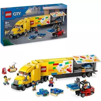 Конструктор пластиковый Lego Желтый грузовик для доставки, 1061 деталь