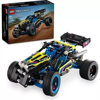 Конструктор пластиковый LegoTechnic Гоночная машина по бездорожью, 219 деталей