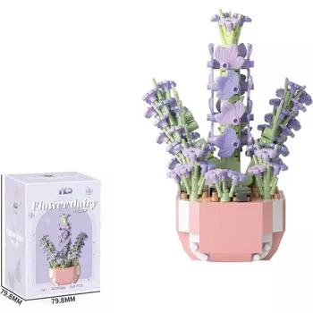 Конструктор пластиковый Linkin Park Цветы в вазе, 318 деталей