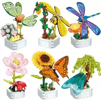 Конструктор пластиковый Liscop Городские цветы