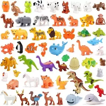 Конструктор пластиковый Liscop Jurassic World Животные на ферме