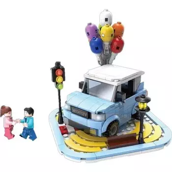 Конструктор пластиковый Liscop Машинка