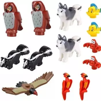 Конструктор пластиковый Liscop Животные