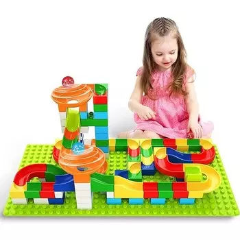 Конструктор пластиковый Liveasy Американские горки, 108 деталей