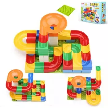 Конструктор пластиковый Liveasy Американские горки, 54 детали