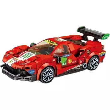 Конструктор пластиковый Love Home Гоночный автомобиль, 338 деталей