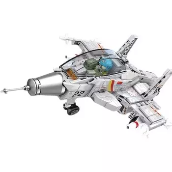 Конструктор пластиковый Love Home Истребитель, 366 деталей