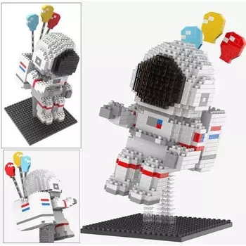 Конструктор пластиковый Love Home Космонавт с шариками