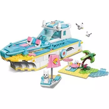 Конструктор пластиковый Love Home Лодка, 316 деталей