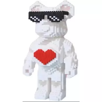 Конструктор пластиковый Love Home Медведь, 2200 деталей