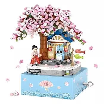 Конструктор пластиковый Loz Дом под японской вишней