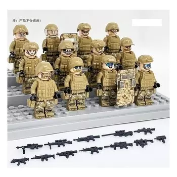 Конструктор пластиковый Mari-Mari Edly Военный комплект