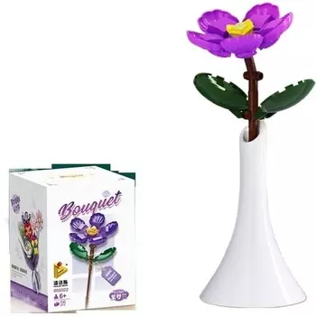 Конструктор пластиковый Miaoshan Series Purple Flower Block