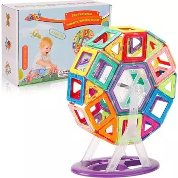 Конструктор пластиковый Miss Play Колесо обозрения, 68 деталей