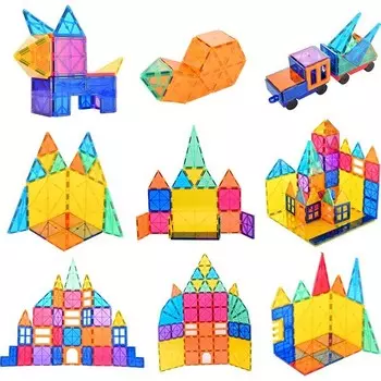 Конструктор пластиковый Muzi Two Красочные детали, 48 штук