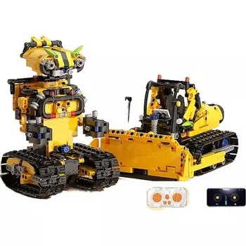 Конструктор пластиковый Muzi Two Умный робот, 730 деталей