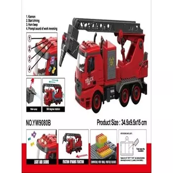 Конструктор пластиковый Neuygun Пожарная машина