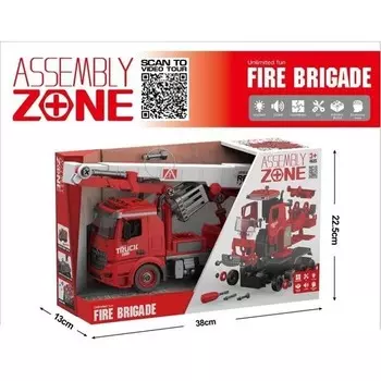 Конструктор пластиковый Neuygun Пожарная машина