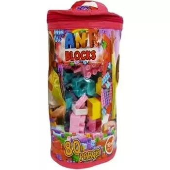 Конструктор пластиковый Nusrat Bilisim Ant Blocks, 80 деталей