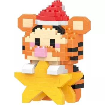 Конструктор пластиковый Oajfeu Тигр, 237 деталей