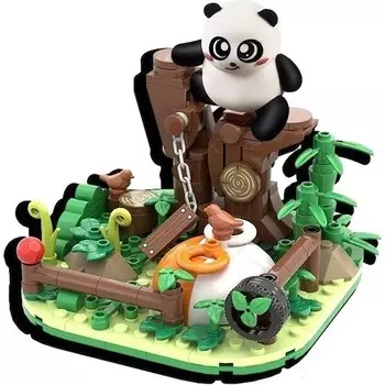 Конструктор пластиковый Papajack Панда