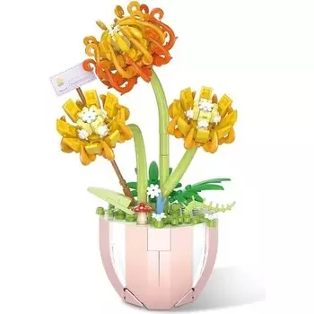 Конструктор пластиковый Perfect Choice Хризантемы, 338 деталей