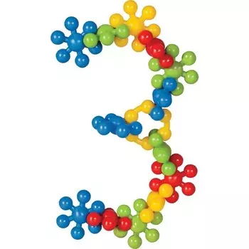 Конструктор пластиковый Pilsan Atom, 96 штук