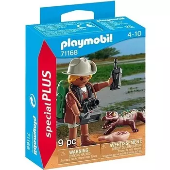 Конструктор пластиковый Playmobil Исследователь и кайман, 9 деталей