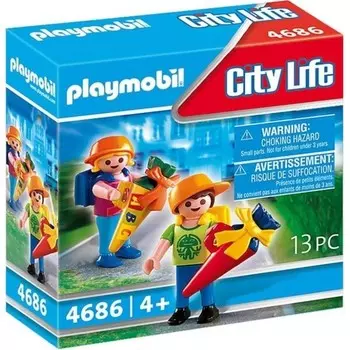 Конструктор пластиковый Playmobil Первый день ребенка в школе, 13 деталей
