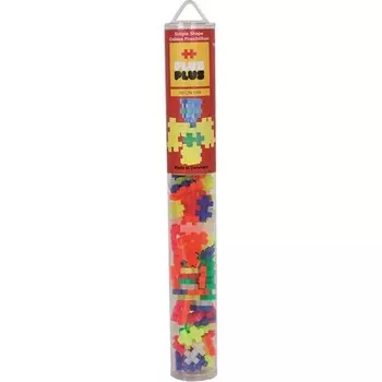 Конструктор пластиковый Plus-Plus Neon, 100 деталей