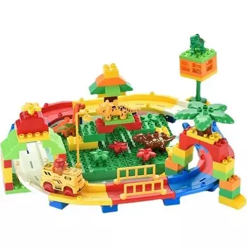 Конструктор пластиковый Prodigy Toy Тропический поезд