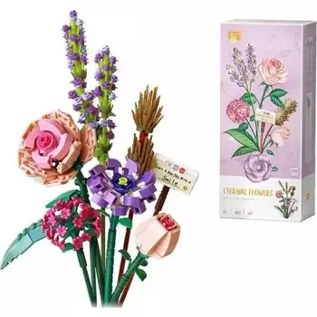 Конструктор пластиковый Robikit Цветочный букет, 1657 деталей