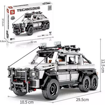 Конструктор пластиковый Sembo блок Mercedes-Benz Big G, 858 деталей